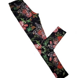 Creepy Cool Halloween Skeleton Leggings One Size